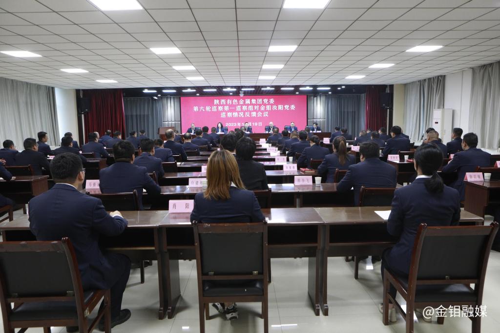 20231019--陕西有色金属集团党委第六轮巡察第一巡察组向ty8天游平台登录集团和ty8天游平台登录汝阳党委反馈巡察情况 (1).JPG